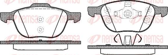 Kawe 1082 30 - Brake Pad Set, disc brake www.autospares.lv