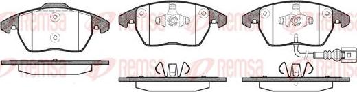 Kawe 1030 01 - Brake Pad Set, disc brake www.autospares.lv