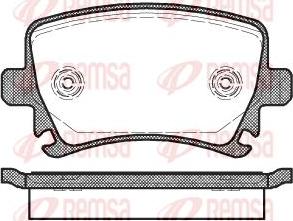 Kawe 1031 00 - Brake Pad Set, disc brake www.autospares.lv