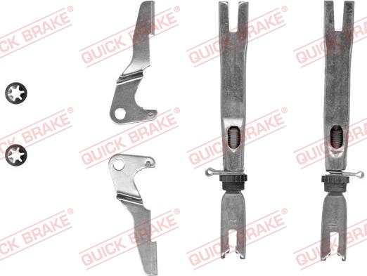 Kawe 102 53 010 - Adjuster Set, drum brake www.autospares.lv