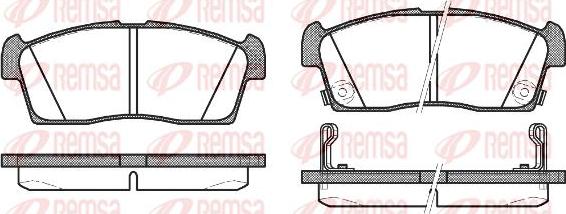 Kawe 1199 02 - Bremžu uzliku kompl., Disku bremzes www.autospares.lv