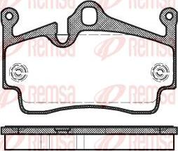 Kawe 1191 00 - Тормозные колодки, дисковые, комплект www.autospares.lv