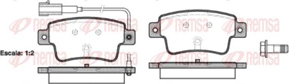 Kawe 1198 02 - Тормозные колодки, дисковые, комплект www.autospares.lv