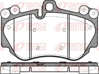 Kawe 1140 00 - Bremžu uzliku kompl., Disku bremzes www.autospares.lv