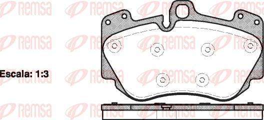 Kawe 1140 10 - Bremžu uzliku kompl., Disku bremzes www.autospares.lv