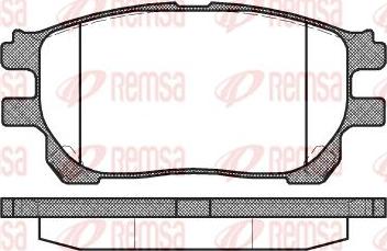 Kawe 1143 00 - Brake Pad Set, disc brake www.autospares.lv