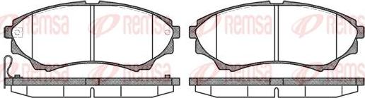 Kawe 1151 00 - Brake Pad Set, disc brake www.autospares.lv