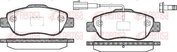 Kawe 1100 11 - Bremžu uzliku kompl., Disku bremzes www.autospares.lv