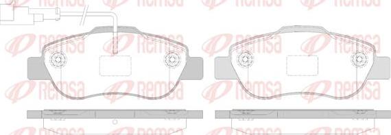 Kawe 1100 12 - Brake Pad Set, disc brake www.autospares.lv