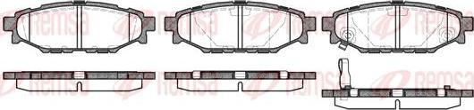 Kawe 1136 01 - Brake Pad Set, disc brake www.autospares.lv