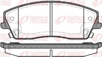 Kawe 1126 08 - Bremžu uzliku kompl., Disku bremzes www.autospares.lv