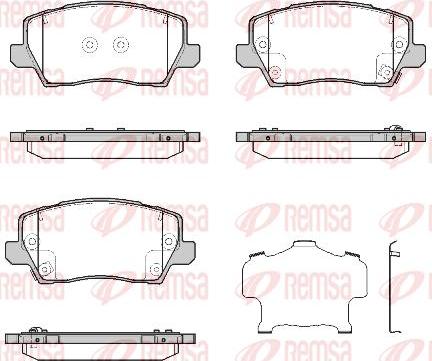 Kawe 1803 02 - Bremžu uzliku kompl., Disku bremzes autospares.lv