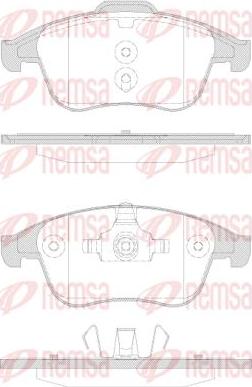 Kawe 1350 30 - Bremžu uzliku kompl., Disku bremzes www.autospares.lv