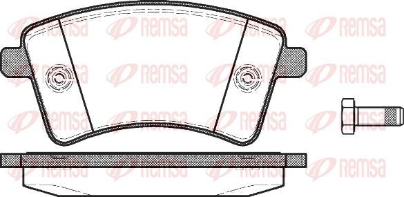 Kawe 1351 00 - Bremžu uzliku kompl., Disku bremzes www.autospares.lv