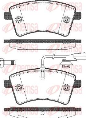 Kawe 1351 01 - Bremžu uzliku kompl., Disku bremzes www.autospares.lv