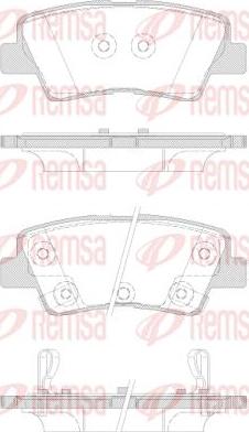 Kawe 1362 42 - Тормозные колодки, дисковые, комплект www.autospares.lv