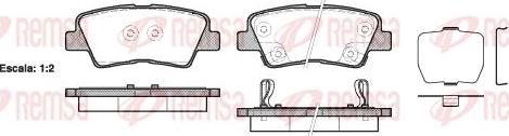 Kawe 1362 02 - Тормозные колодки, дисковые, комплект www.autospares.lv