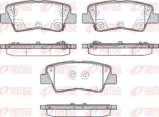 Kawe 1362 85 - Bremžu uzliku kompl., Disku bremzes www.autospares.lv