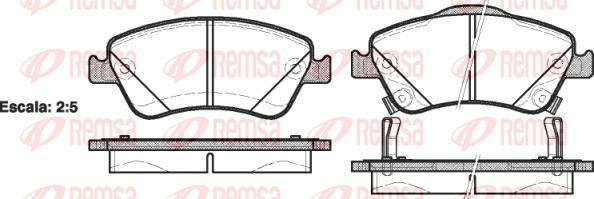 Kawe 1310 02 - Bremžu uzliku kompl., Disku bremzes www.autospares.lv