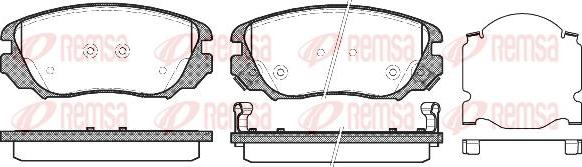 Kawe 1385 02 - Bremžu uzliku kompl., Disku bremzes www.autospares.lv