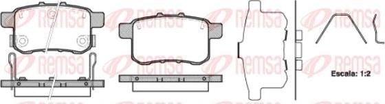 Kawe 1332 12 - Bremžu uzliku kompl., Disku bremzes www.autospares.lv