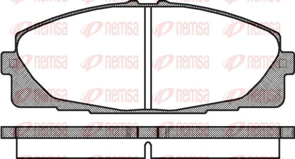 Kawe 1325 00 - Bremžu uzliku kompl., Disku bremzes www.autospares.lv