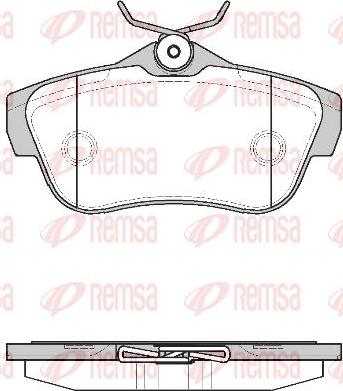 Kawe 1299 00 - Brake Pad Set, disc brake www.autospares.lv