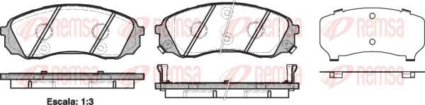 Kawe 1291 02 - Bremžu uzliku kompl., Disku bremzes www.autospares.lv