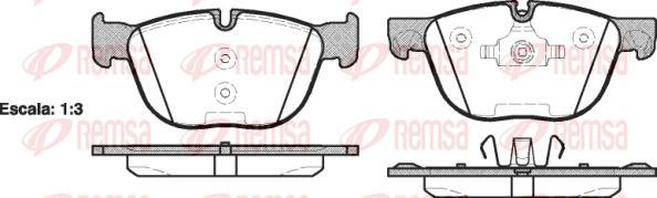 Kawe 1297 00 - Bremžu uzliku kompl., Disku bremzes www.autospares.lv