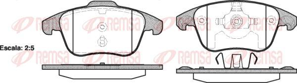 Kawe 1249 00 - Brake Pad Set, disc brake www.autospares.lv