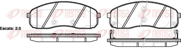 Kawe 1244 02 - Bremžu uzliku kompl., Disku bremzes www.autospares.lv