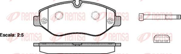 Kawe 1245 00 - Bremžu uzliku kompl., Disku bremzes www.autospares.lv