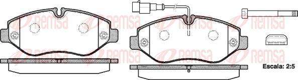 Kawe 1245 02 - Bremžu uzliku kompl., Disku bremzes www.autospares.lv