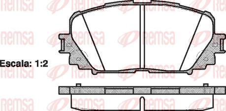 Kawe 1258 00 - Brake Pad Set, disc brake www.autospares.lv