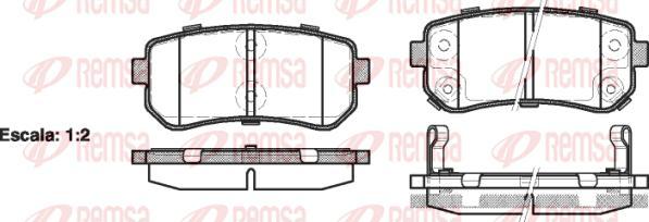 Kawe 1209 02 - Тормозные колодки, дисковые, комплект www.autospares.lv