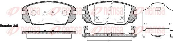 Kawe 1204 02 - Brake Pad Set, disc brake www.autospares.lv