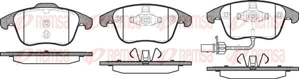 Kawe 1219 11 - Bremžu uzliku kompl., Disku bremzes autospares.lv