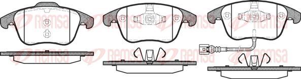 Kawe 1219 21 - Brake Pad Set, disc brake www.autospares.lv