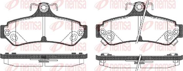 Kawe 1285 12 - Bremžu uzliku kompl., Disku bremzes www.autospares.lv