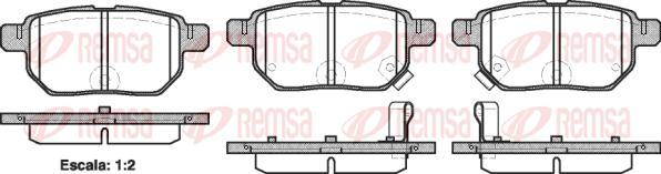 Kawe 1286 02 - Brake Pad Set, disc brake www.autospares.lv