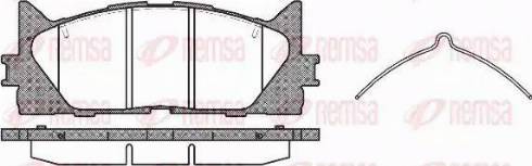 Kawe 1233 00 - Bremžu uzliku kompl., Disku bremzes www.autospares.lv