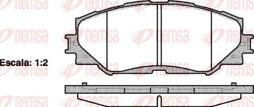 Kawe 1232 00 - Bremžu uzliku kompl., Disku bremzes www.autospares.lv