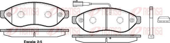 Kawe 1237 01 - Bremžu uzliku kompl., Disku bremzes www.autospares.lv