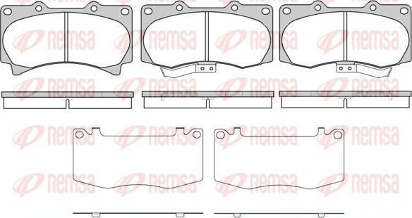 Kawe 1220 02 - Bremžu uzliku kompl., Disku bremzes www.autospares.lv