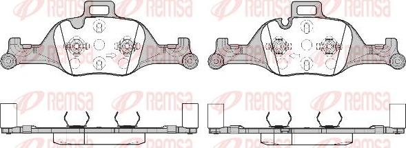 Kawe 1740 00 - Bremžu uzliku kompl., Disku bremzes www.autospares.lv