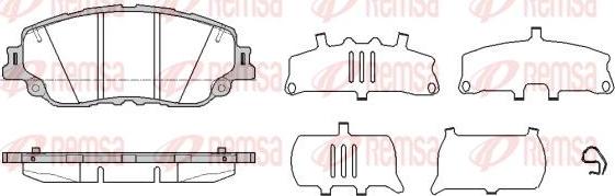 Kawe 1787 10 - Bremžu uzliku kompl., Disku bremzes www.autospares.lv