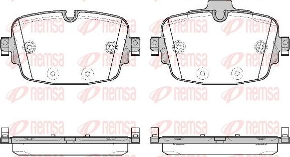 Kawe 1739 00 - Bremžu uzliku kompl., Disku bremzes www.autospares.lv