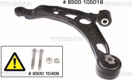 Kawe 8500 105018 - Track Control Arm www.autospares.lv