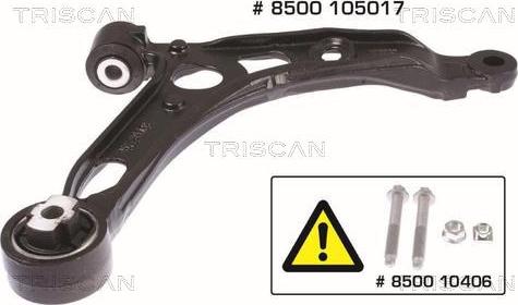 Kawe 8500 105017 - Track Control Arm www.autospares.lv