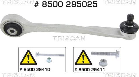 Kawe 8500 295025 - Track Control Arm www.autospares.lv